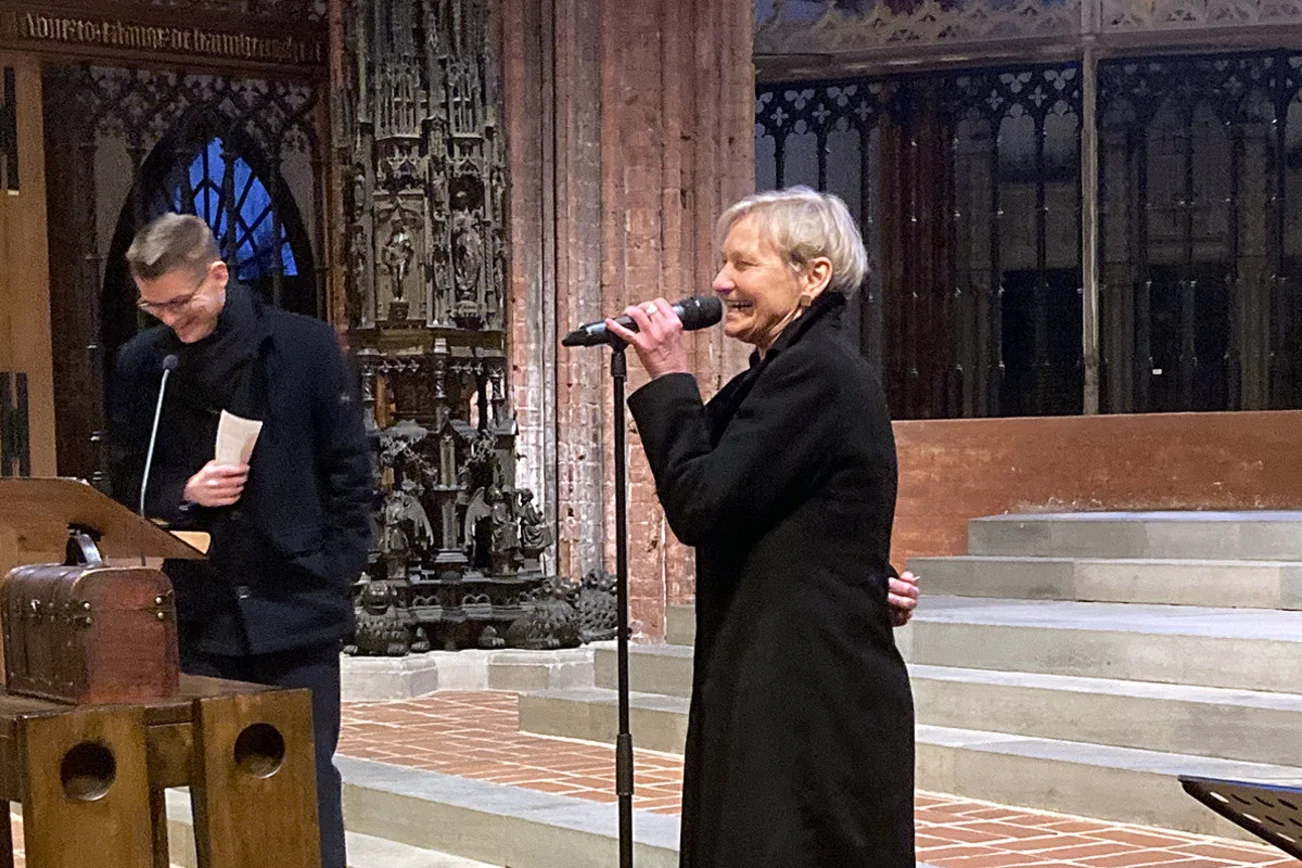 Bischöfin Kirsten Fehrs miit Lutz Regenberg