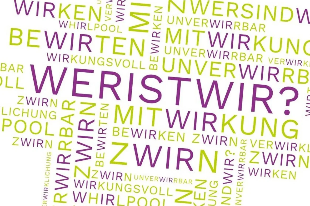 Schriftzüge wer ist wir