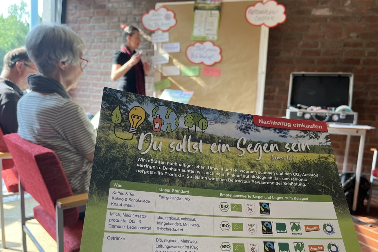 Szene aus einem Workshop der Kirchenkreissynode