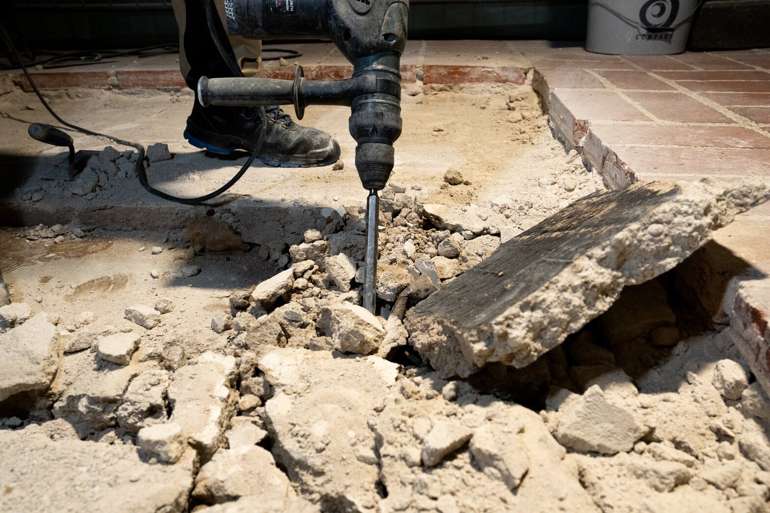 Blick auf eine Baustelle