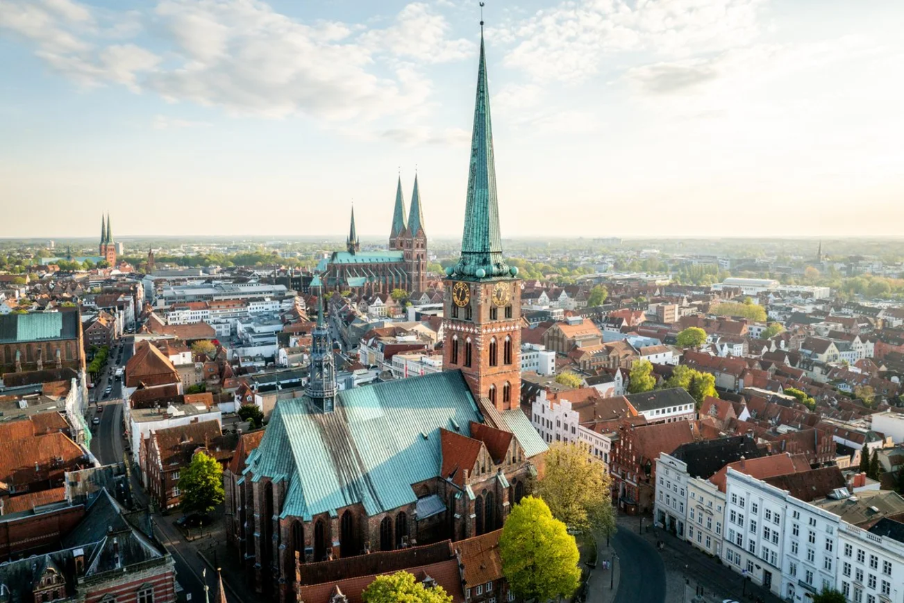 Blick auf die Lübecker Altstadt 
