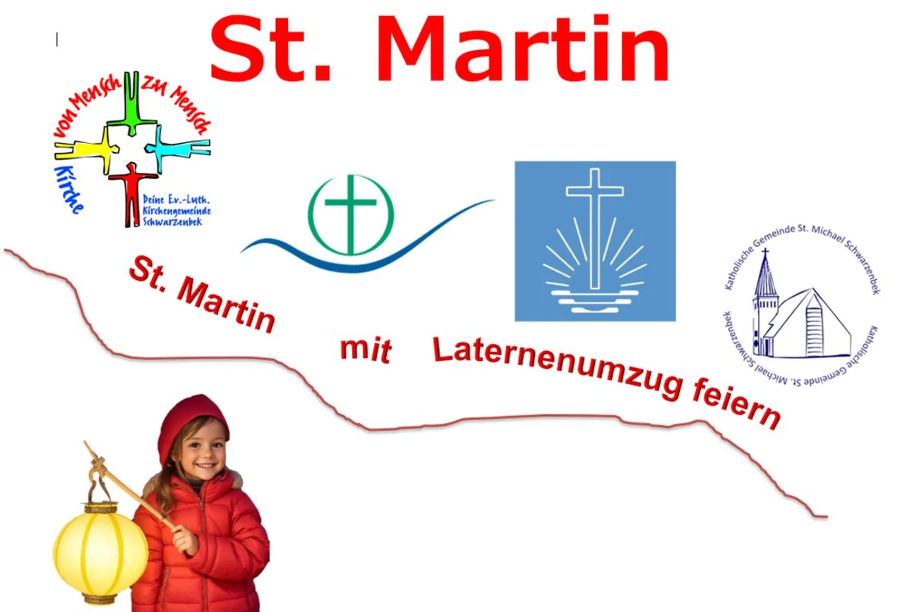 Plakat zum St. Martin - Laternenumzug