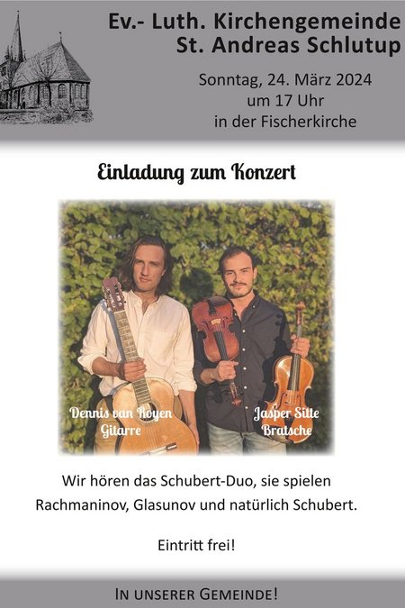Plakat Schubert Duo
