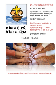 Plakat Kinderkirche