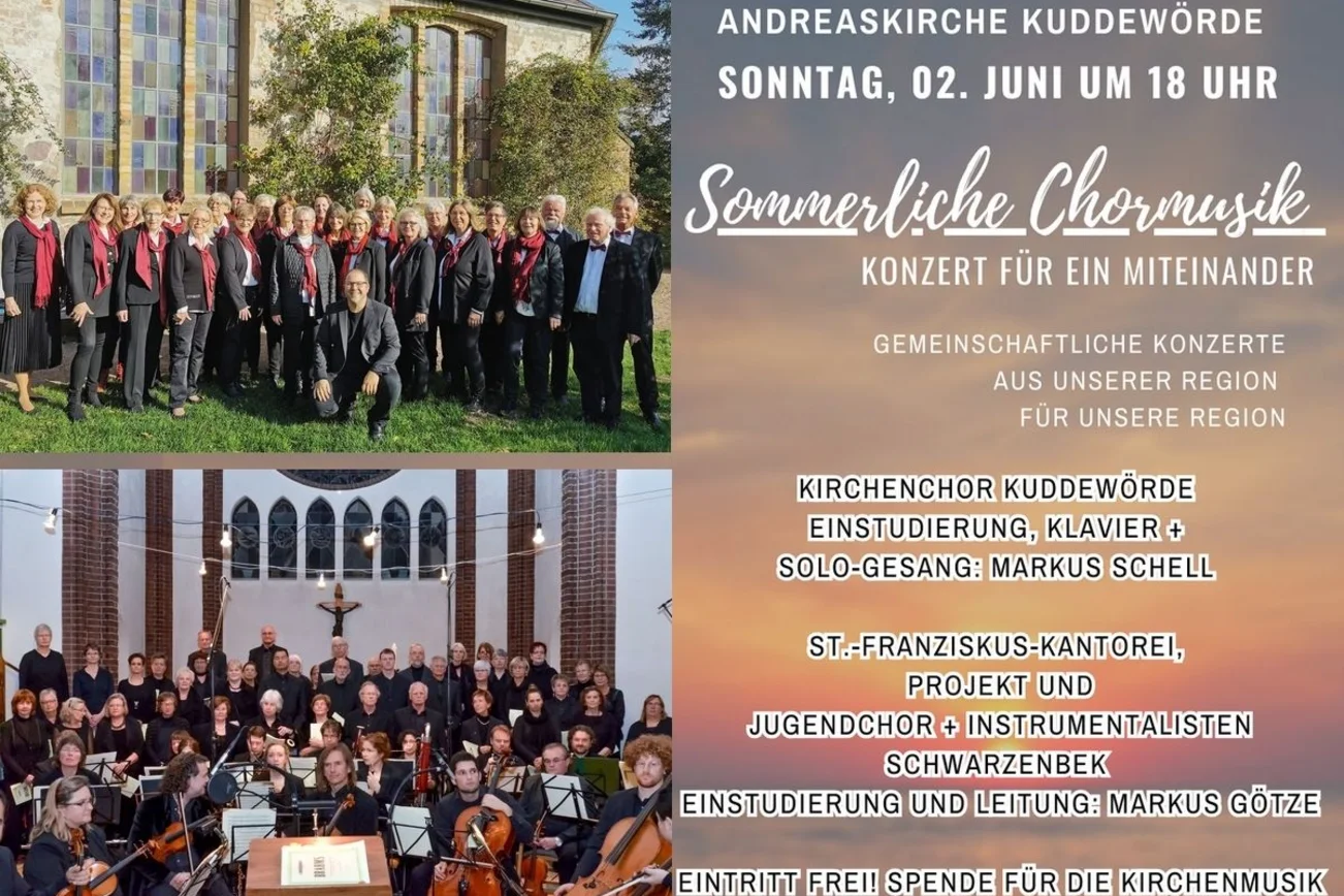 Plakat zum Sommerkonzert