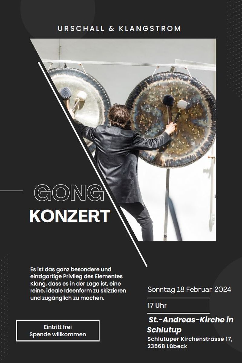 Plakat zum Konzert