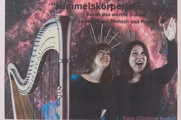 Ankündigung Harfenkonzert